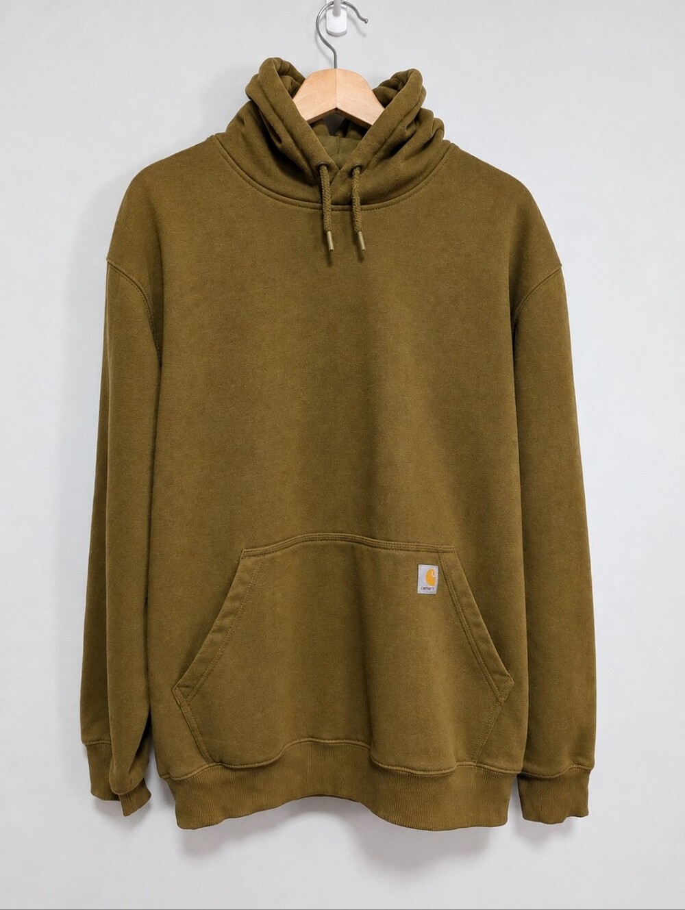 Carhartt Rain Defender Loose Fit Heavyweight Hoodie Men's L Olive Brown